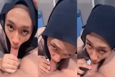 Hijab Binal Indo Sepong Kontol Gede Ngentot Brutal